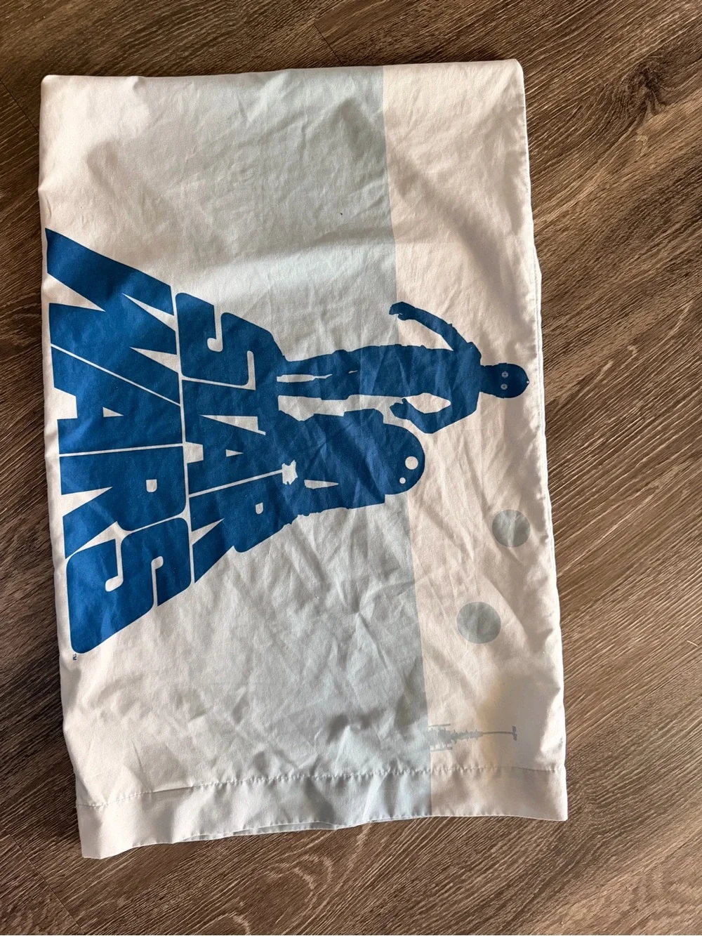 Star Wars White and Blue Galactic Print full  size  set